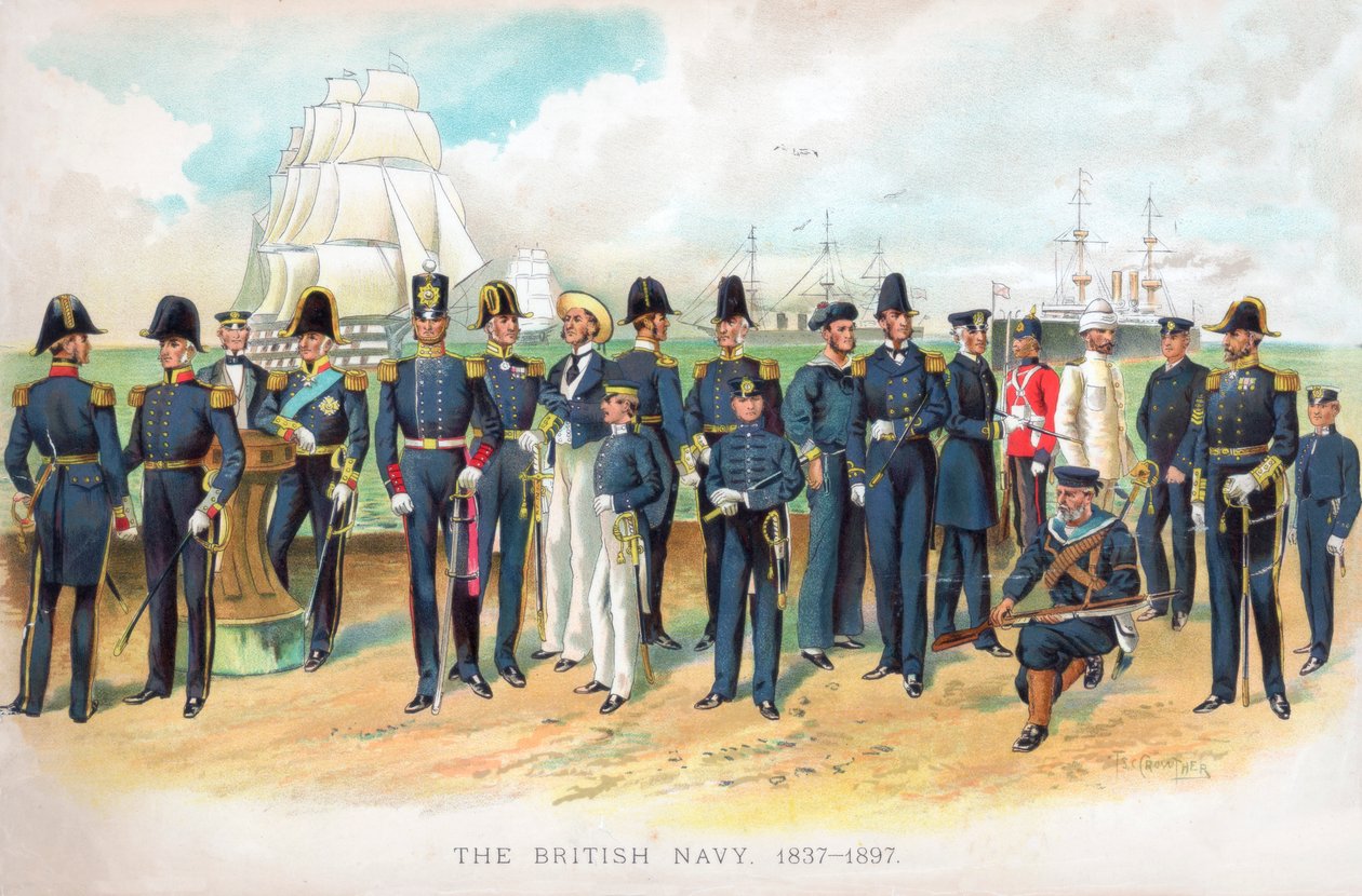 De Britse marine, 1837-1897 door TS Crowther