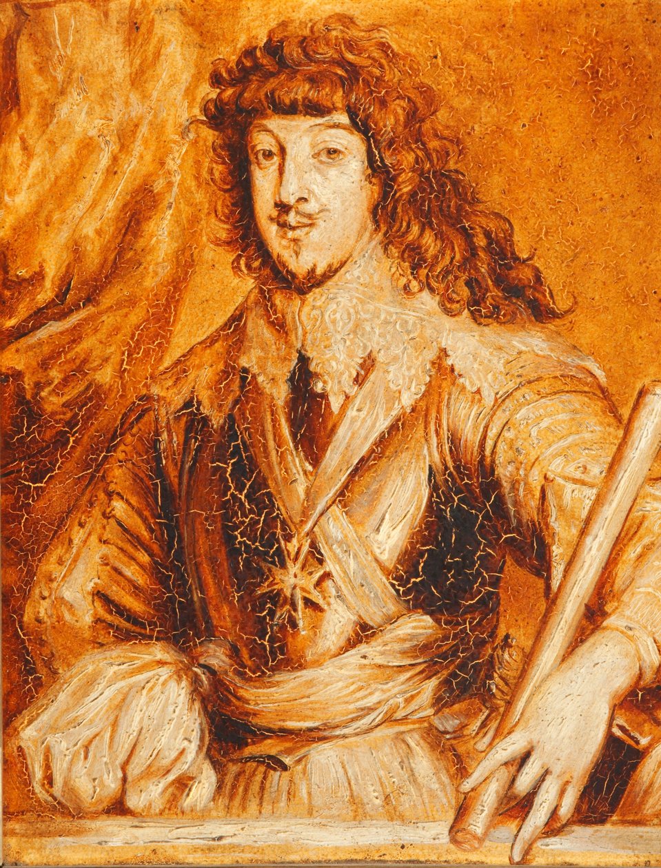 Gaston, Hertog van Orléans, 1827 door T.S. White
