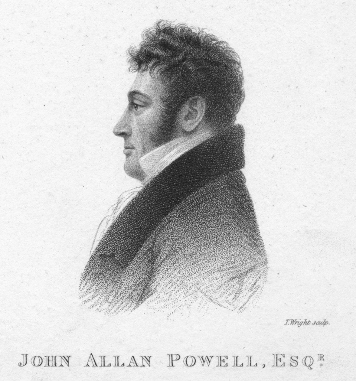 John Allan Powell door T. Wright
