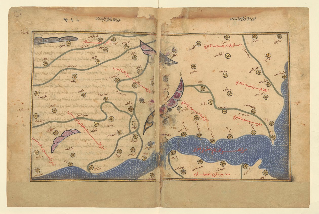 Noord-Frankrijk en België door Tabula Rogeriana