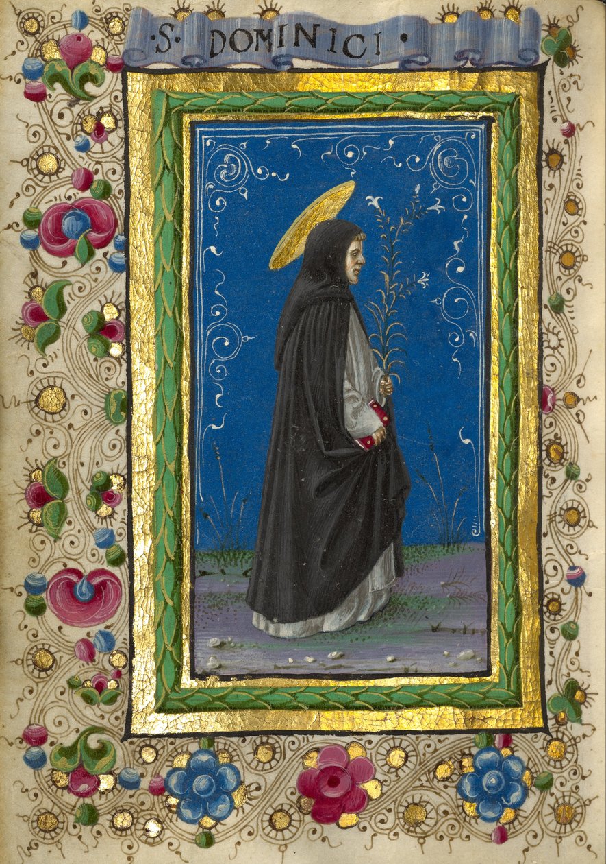 Sint Dominicus door Taddeo Crivelli