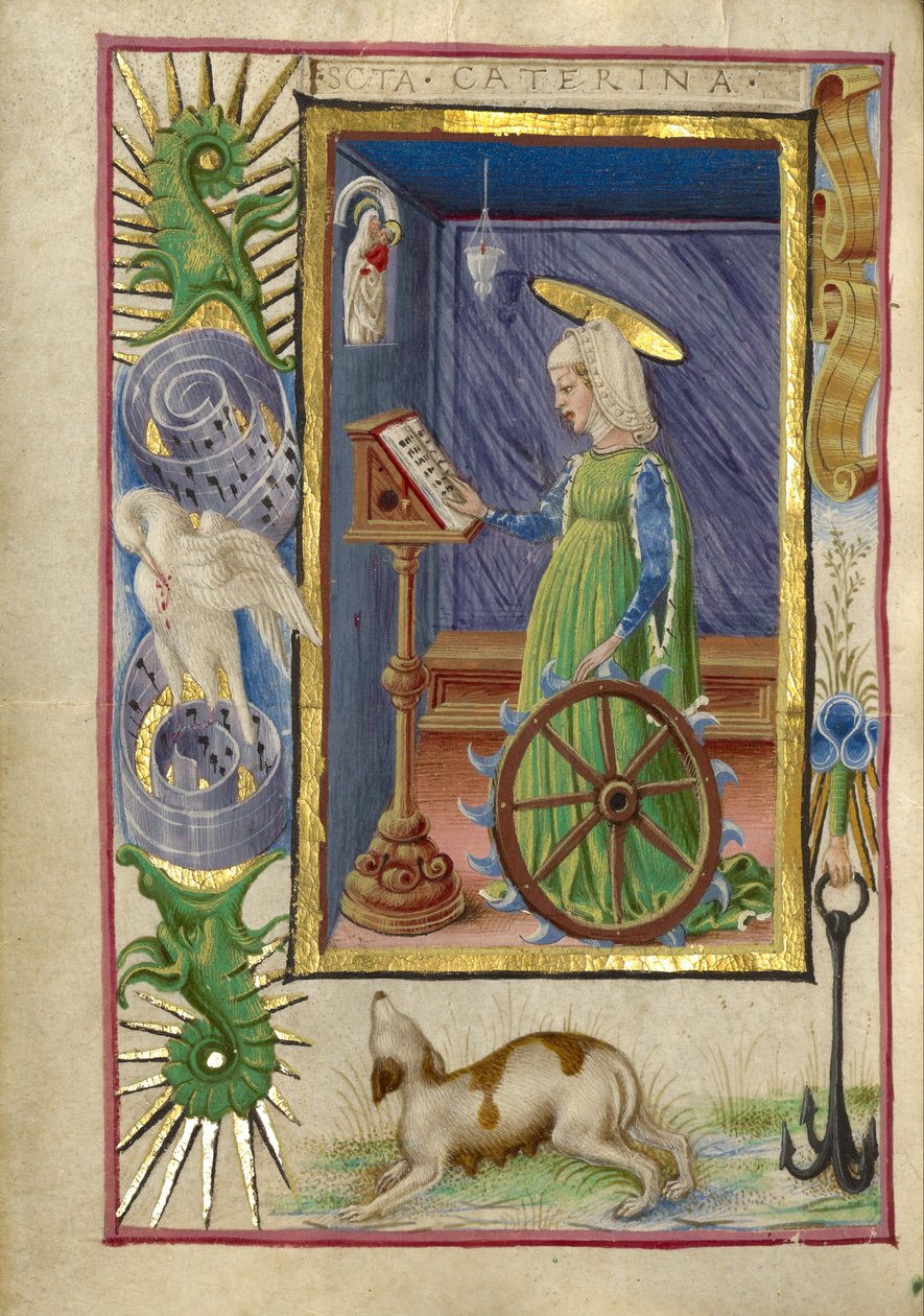 Sint Catharina van Alexandrië door Taddeo Crivelli