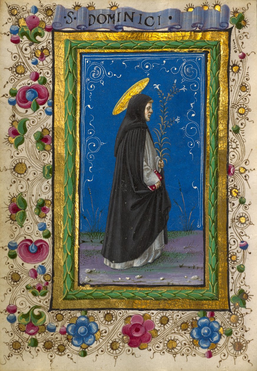 Sint Dominicus door Taddeo Crivelli
