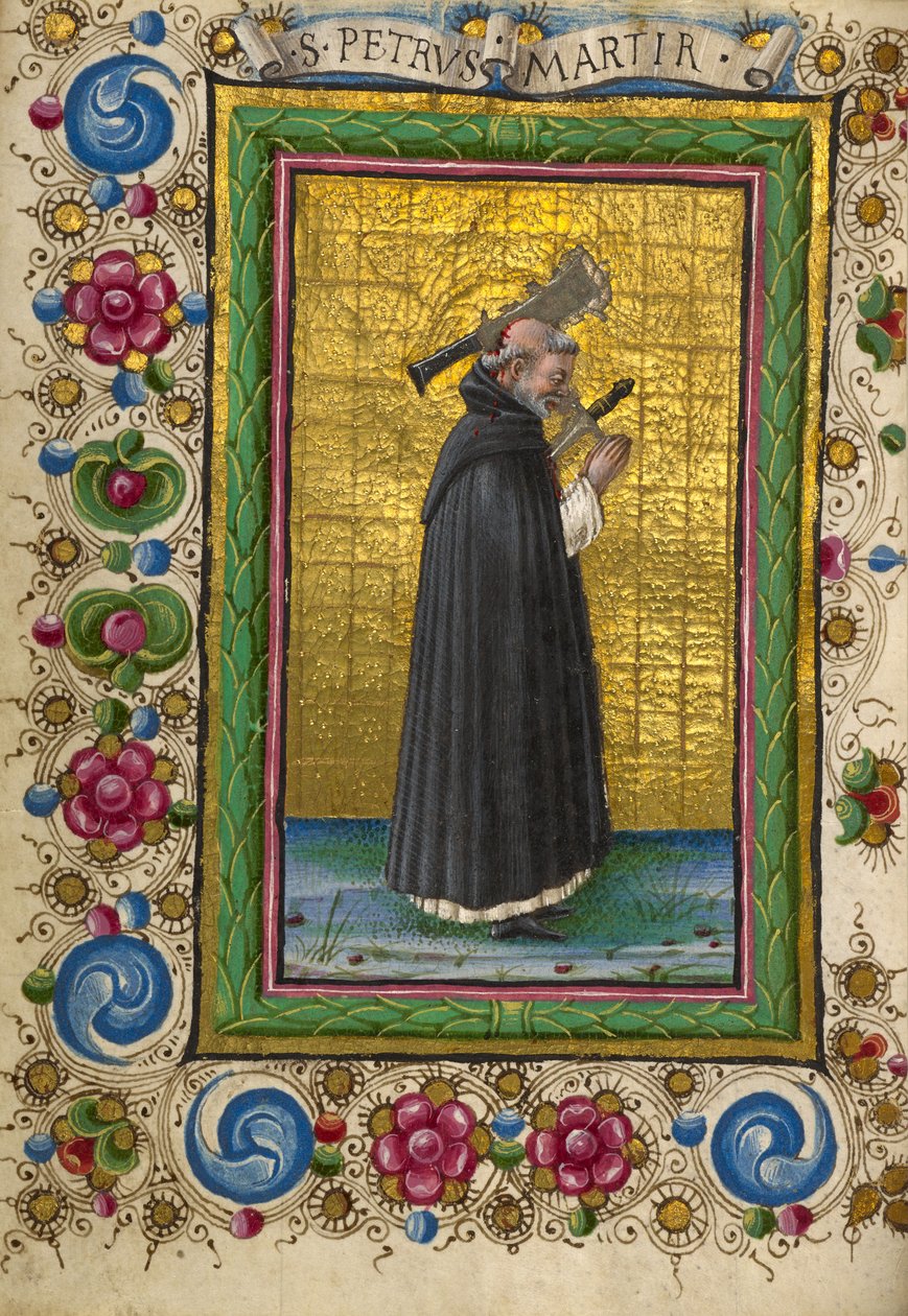 Sint Petrus Martelaar door Taddeo Crivelli