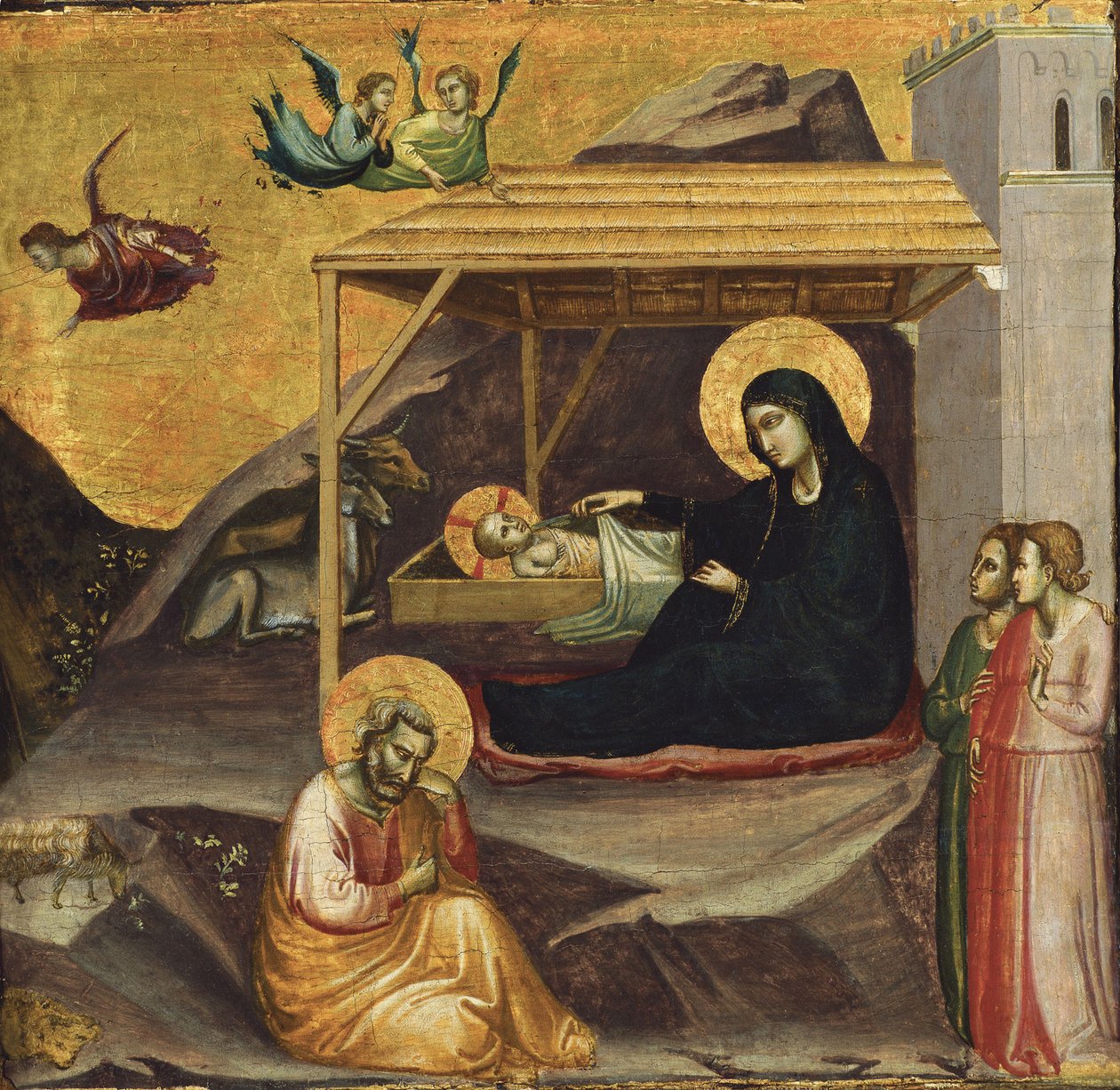 Geboorte door Taddeo Gaddi