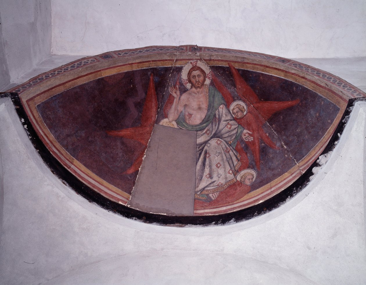 Christus in glorie door Taddeo di Bartolo