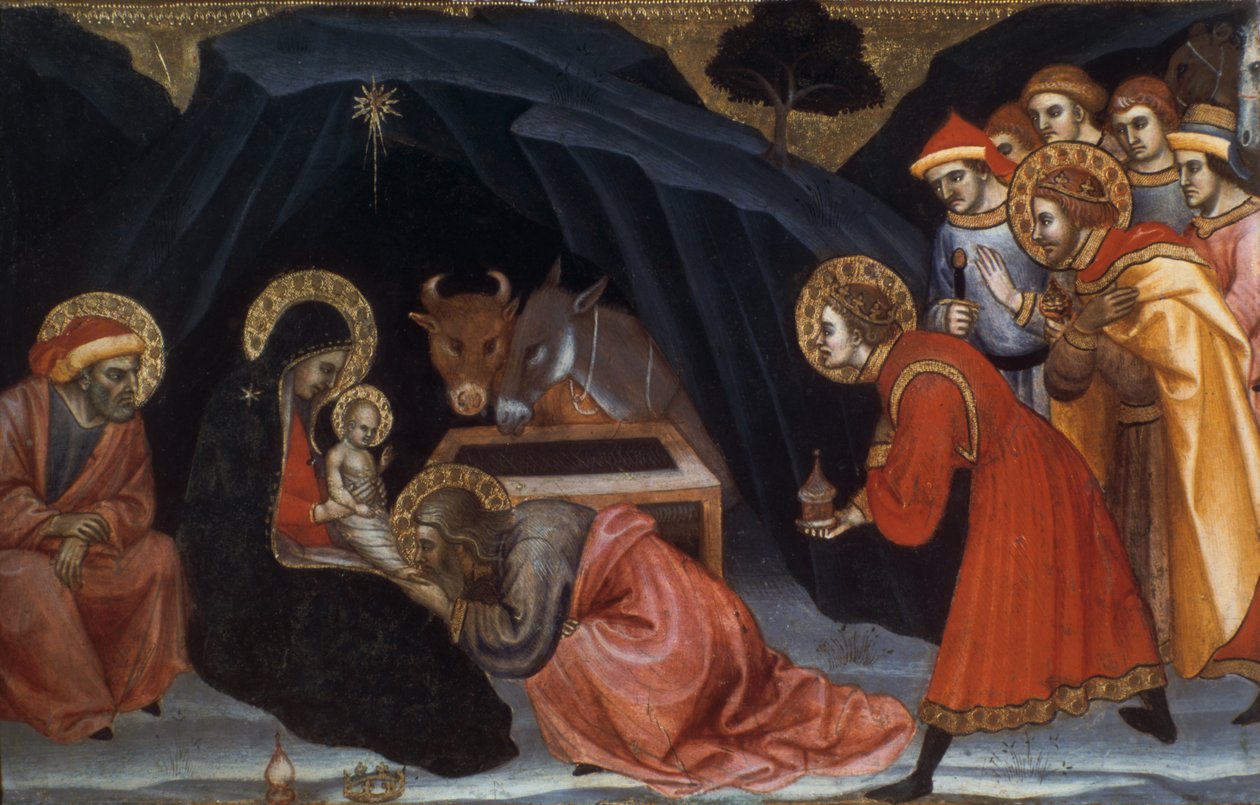 Driekoningen door Taddeo di Bartolo