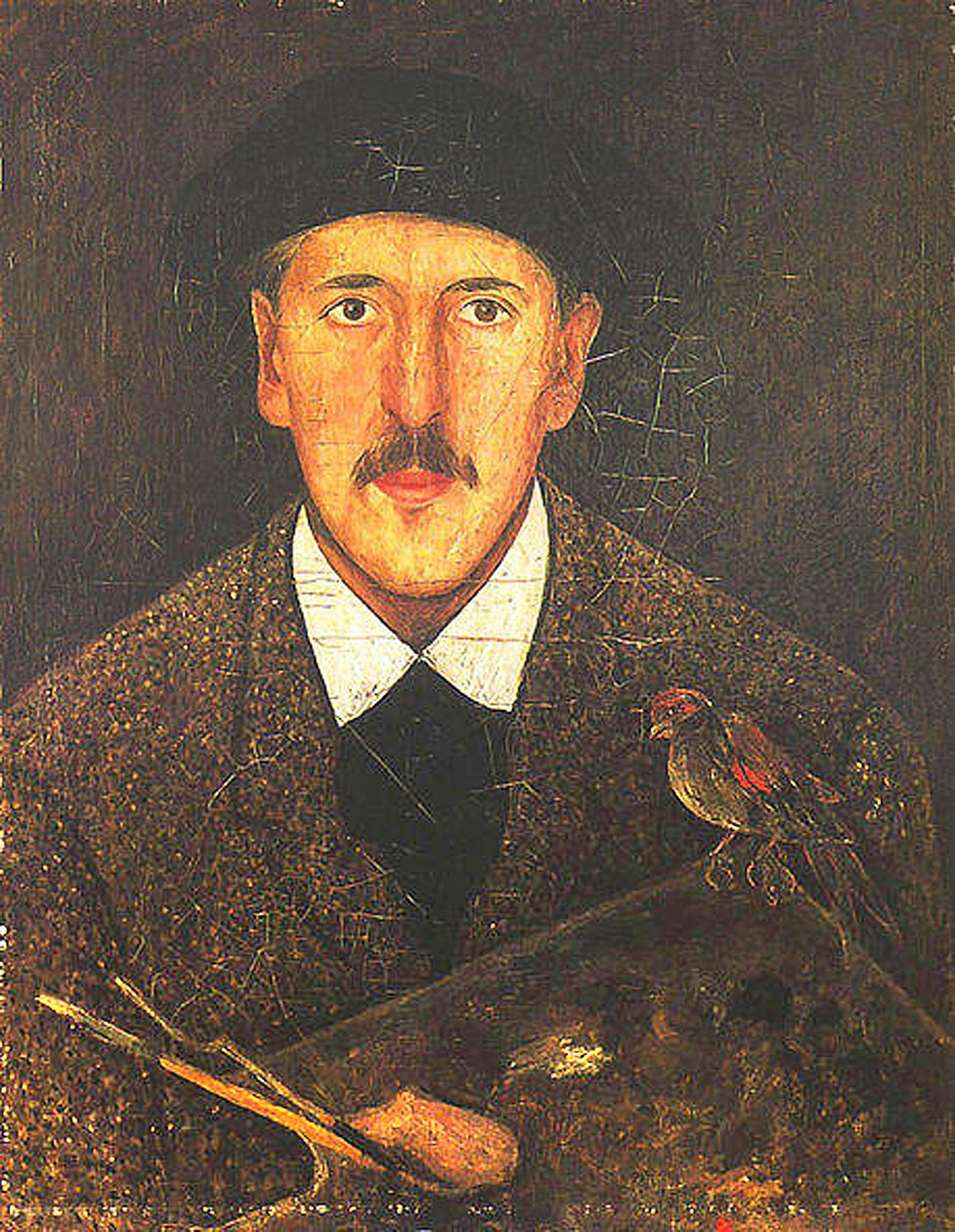 Zelfportret door Tadeusz Makowski