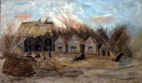 De Konijnen door Tadeusz Makowski