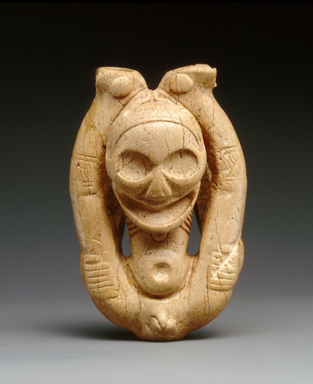 Cohoba inhalator (manateebeen) door Taino Culture