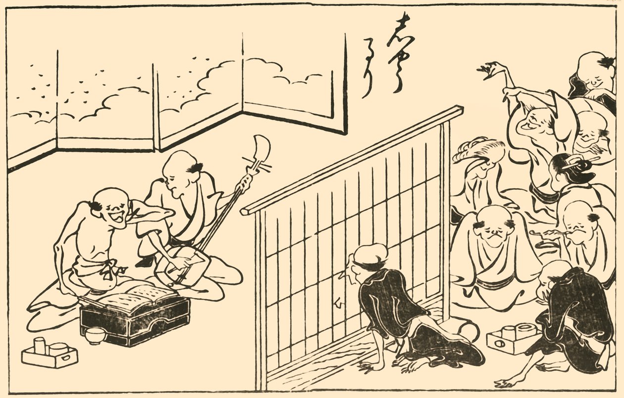 Muzikanten, 1793, 1924 door Takehara Shunchosai