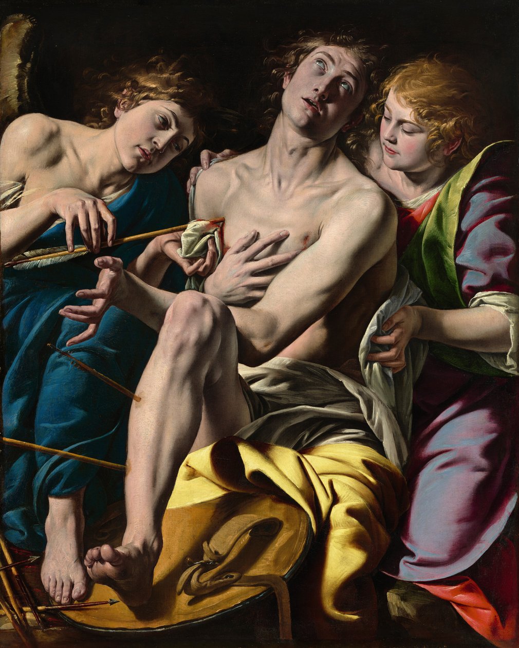 Sint Sebastiaan, ca. 1620-1630 door Tanzio da Varallo