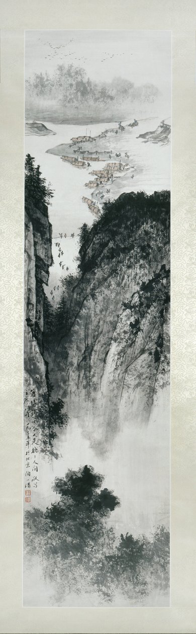Rivierlandschap, 1965 door Tao Yiqing