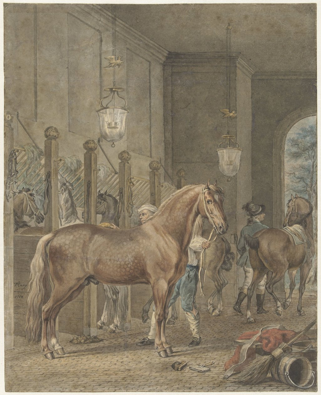Stalinterieur door Tethart Philip Christian Haag