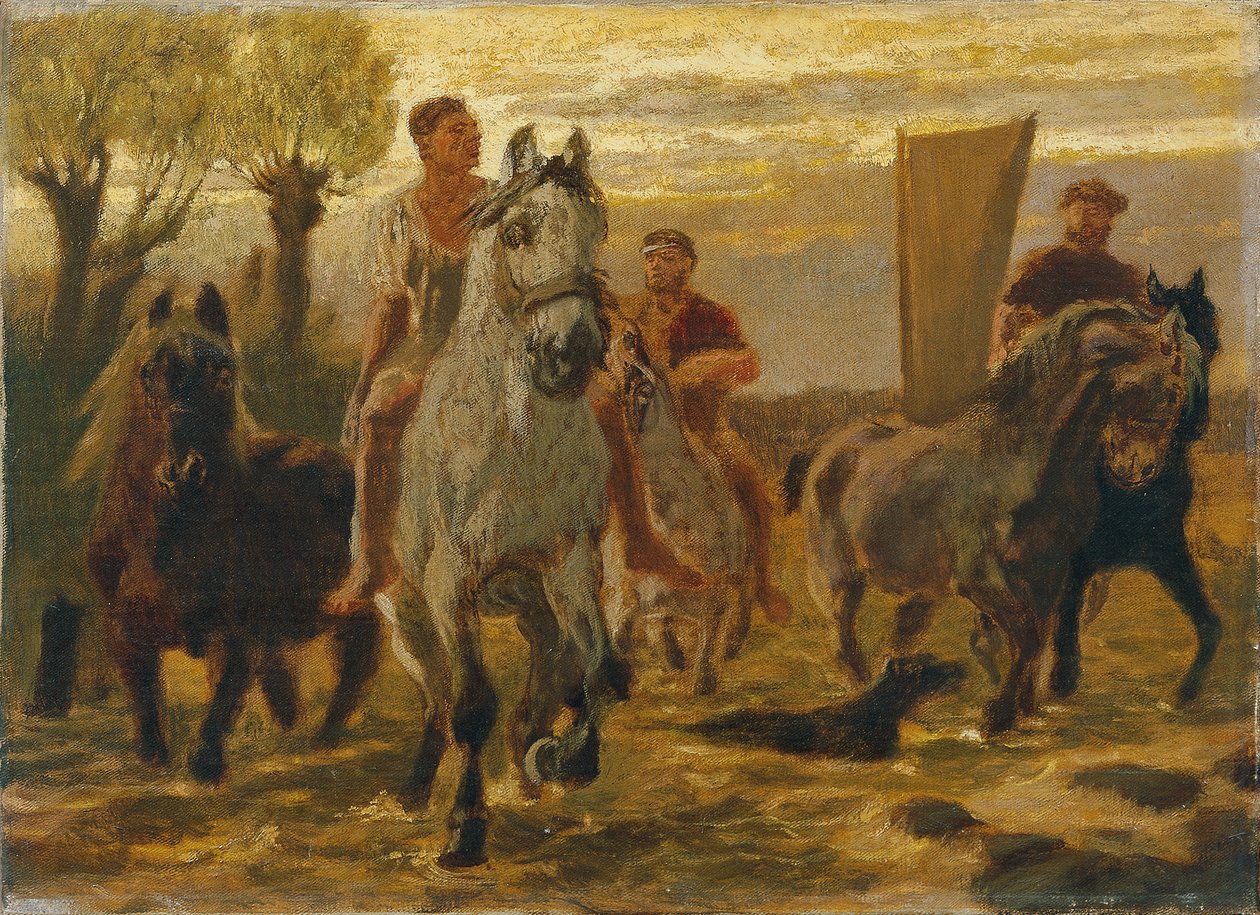 Paardenbad door Teutwart Schmitson