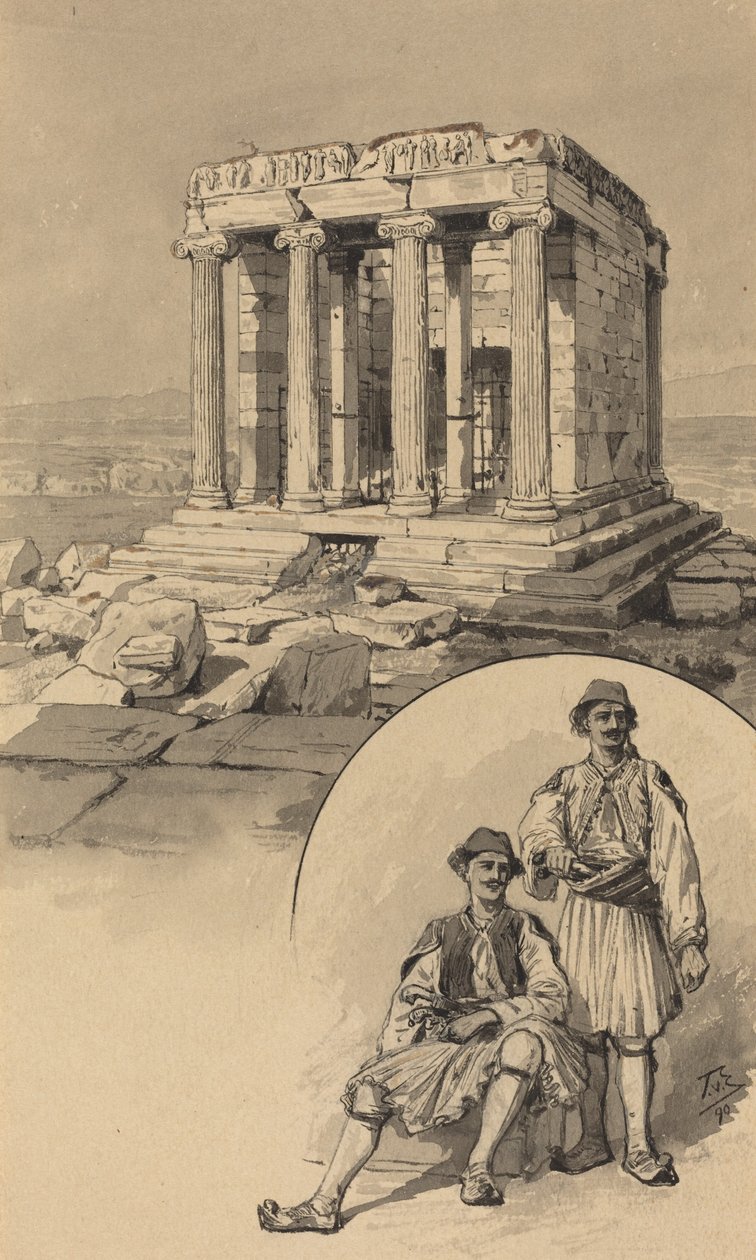 Nike-tempel door Themistocles von Eckenbrecher