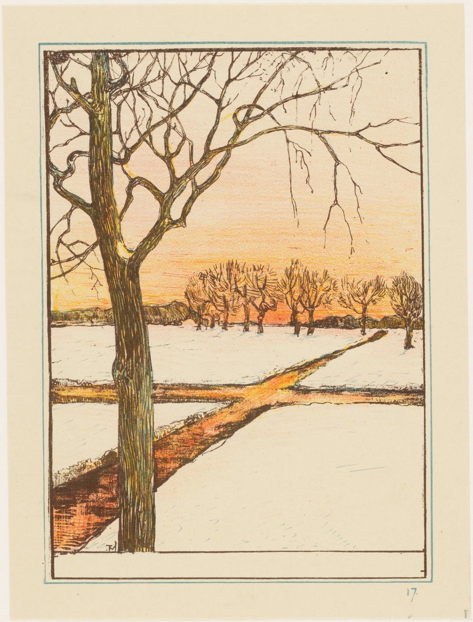 Sneeuwlandschap door Theo van Hoytema