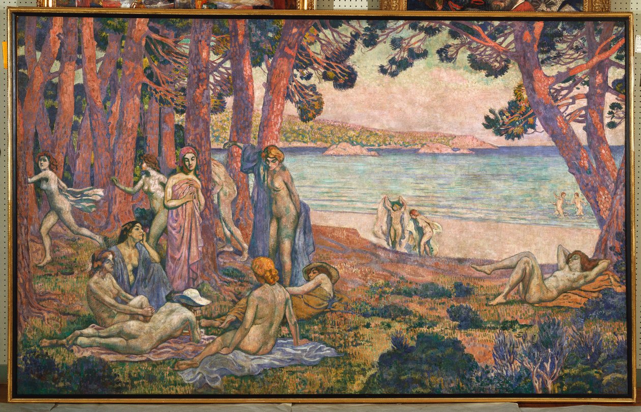 Baden aan zee, 1907-08 door Théo van Rysselberghe