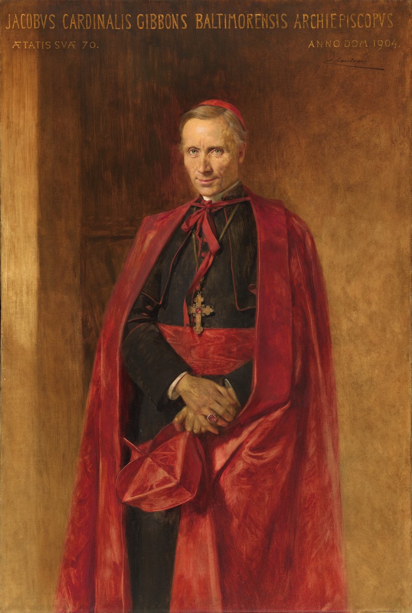 Kardinaal James Gibbons, 1904 door Theobald Chartran