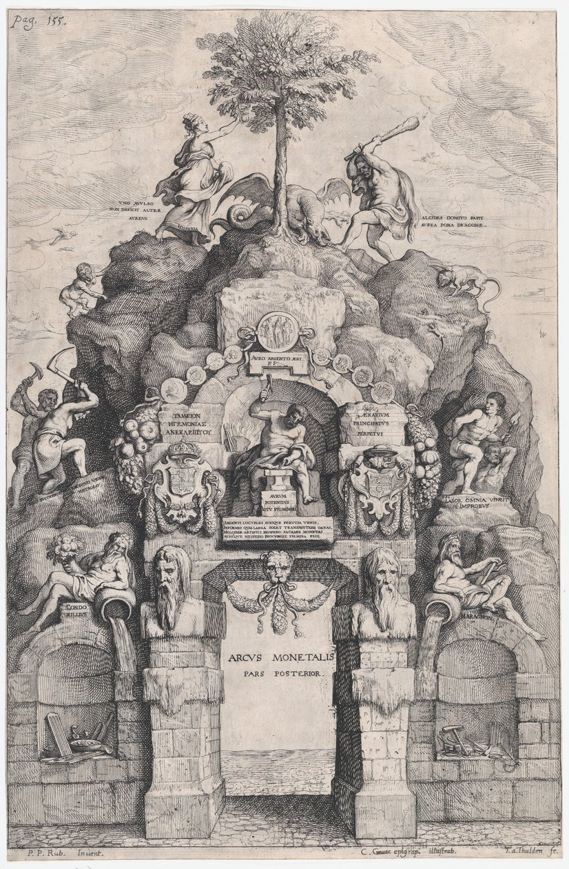 Pompa Introitus...Ferdinand, Austriaci. Antwerpen, 1635 door Theodoor van Thulden