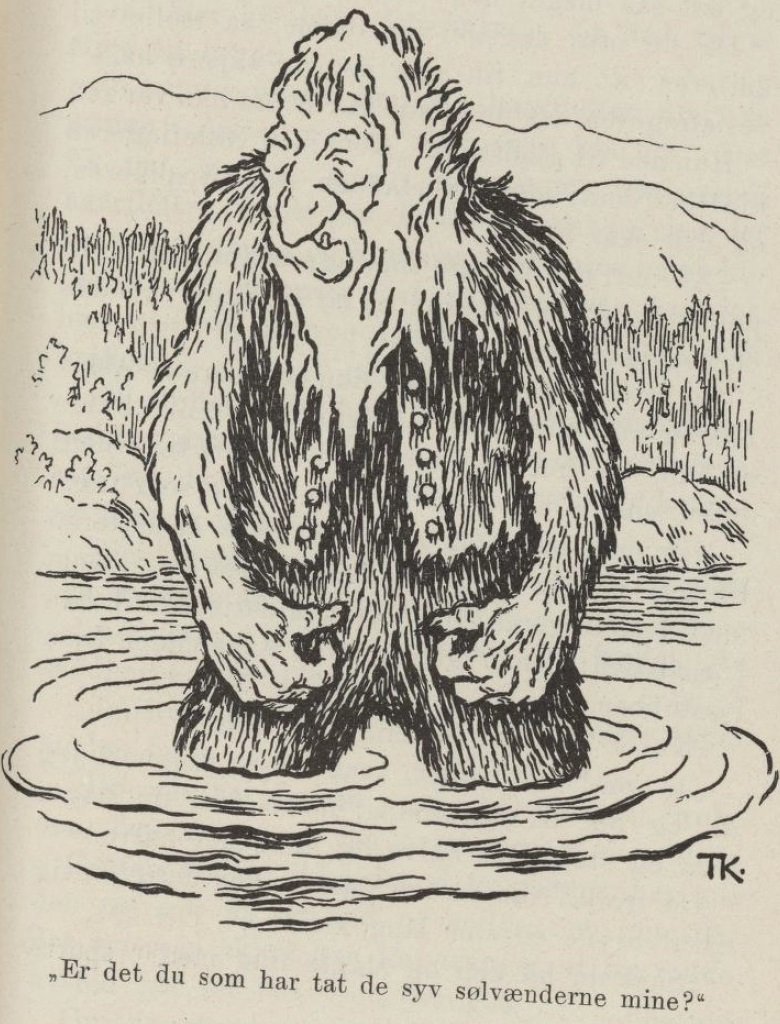 Boots en de trol Askeladden die...van de trol stal door Theodor Kittelsen