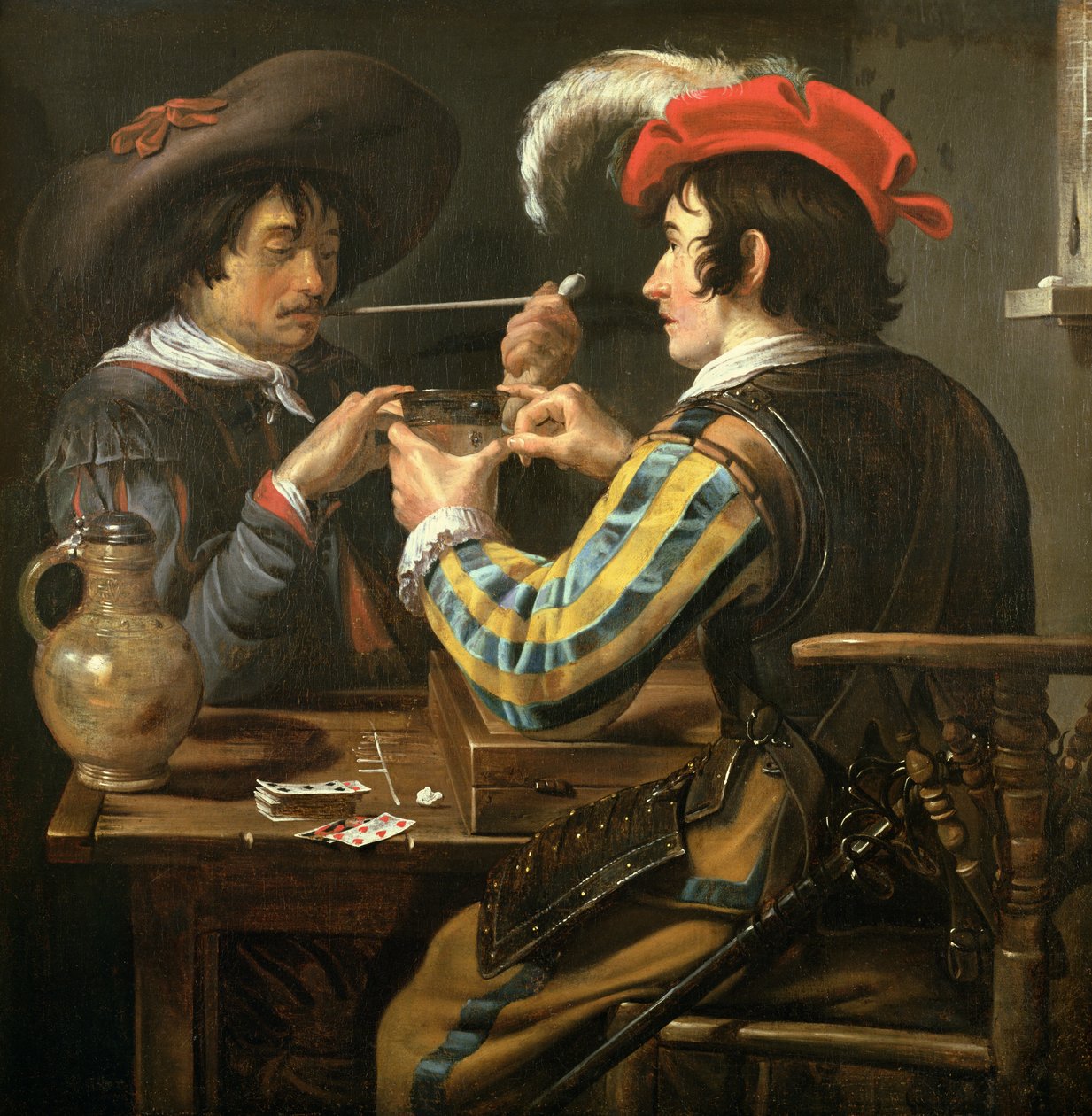 De kaartspelers door Theodor Rombouts