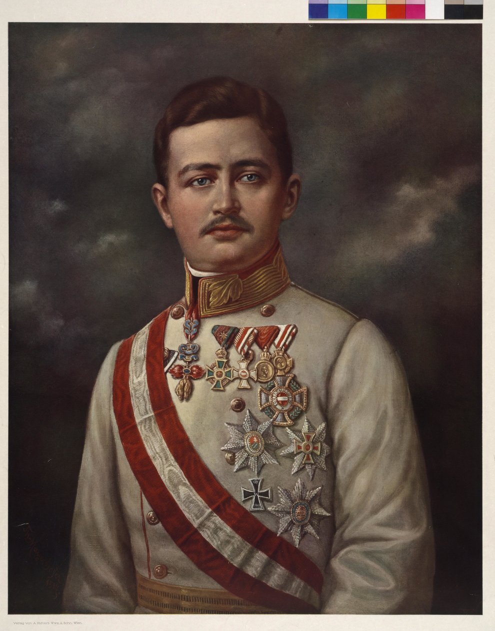 Keizer van Oostenrijk Karel I door Theodor Mayerhofer