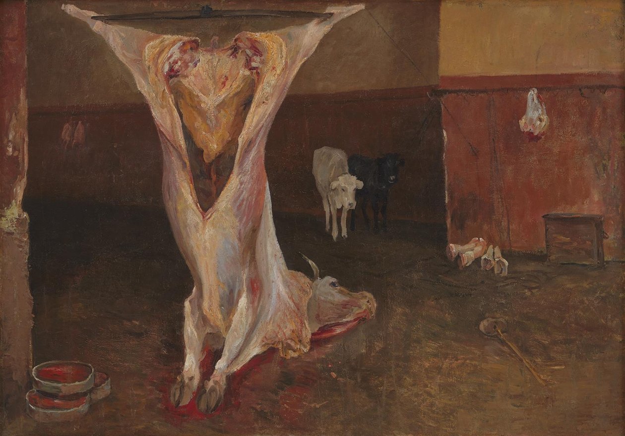 Karkas van een os. Rome door Theodor Philipsen