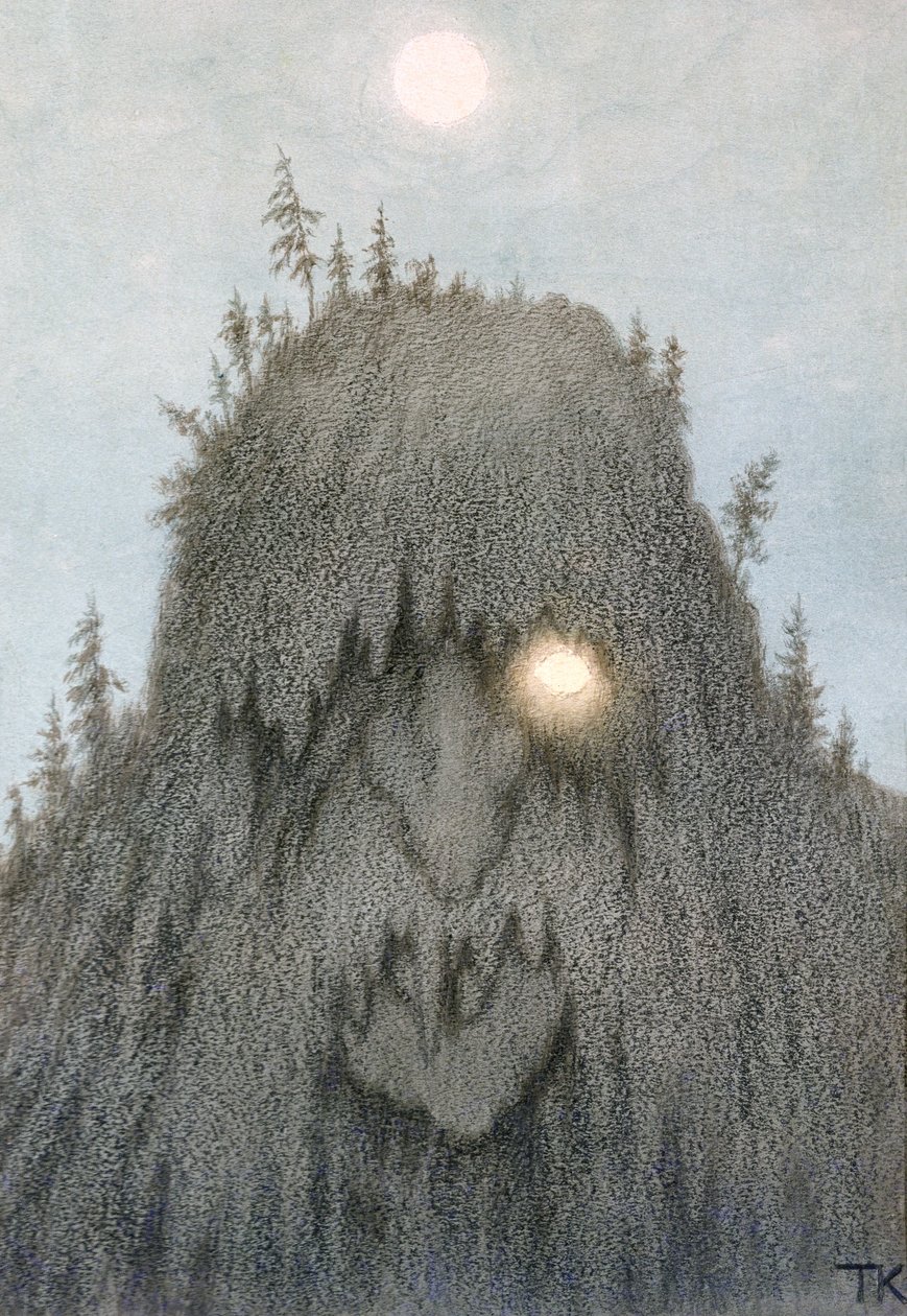 Bos trol door Theodor Kittelsen