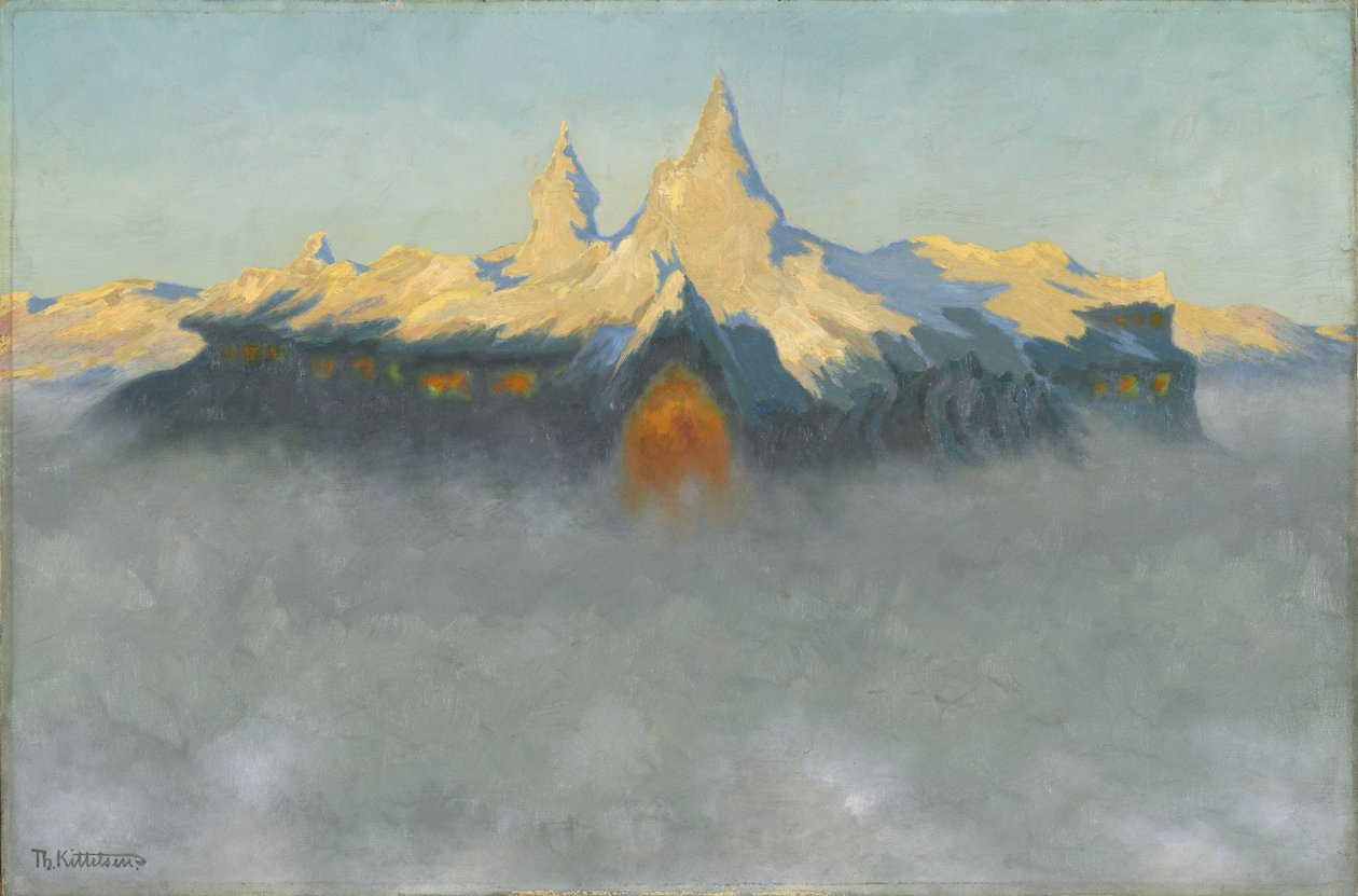 Soria Moria Paleis door Theodor Kittelsen