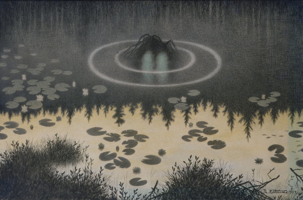 Waterspook door Theodor Kittelsen