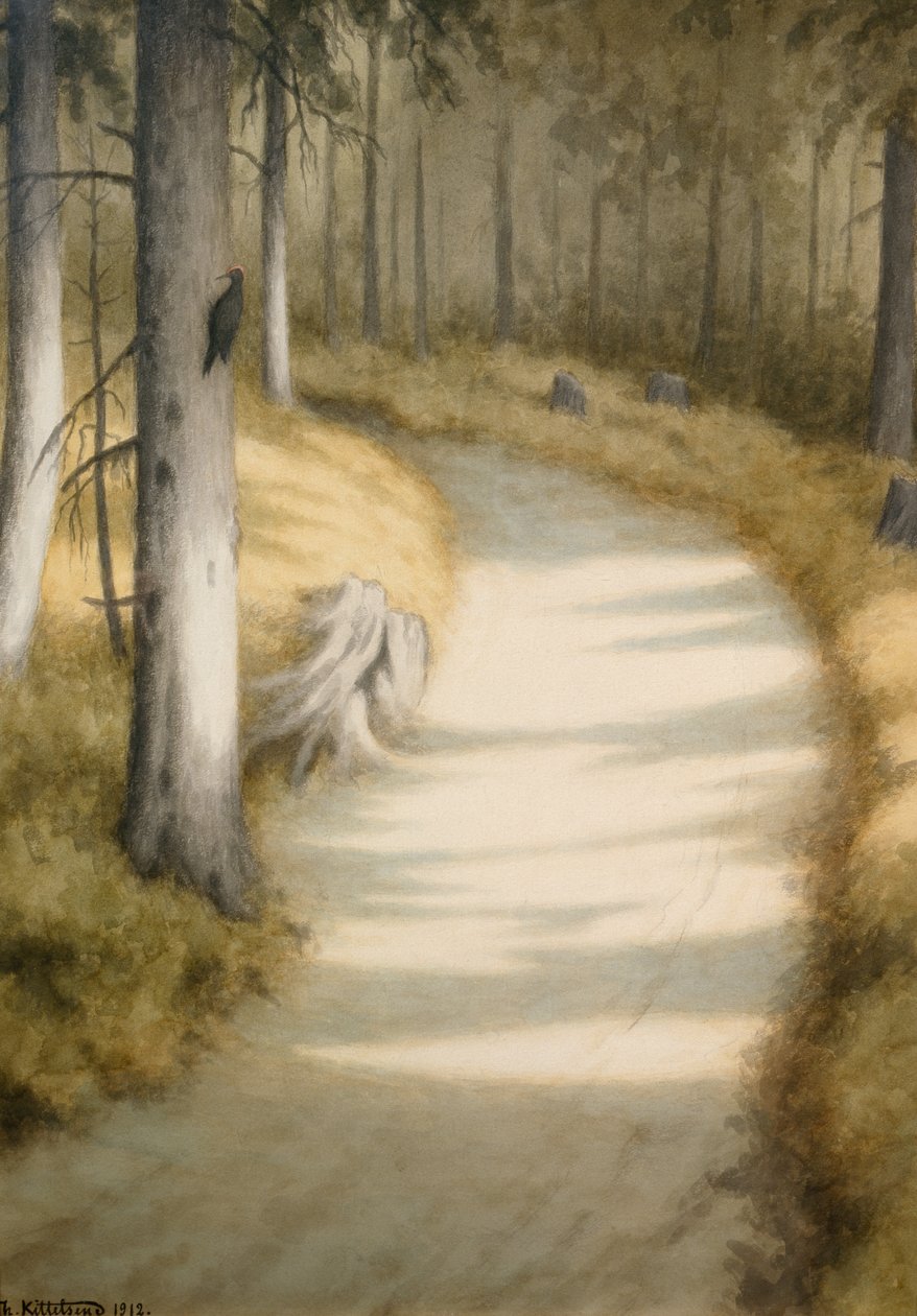 Specht door Theodor Kittelsen