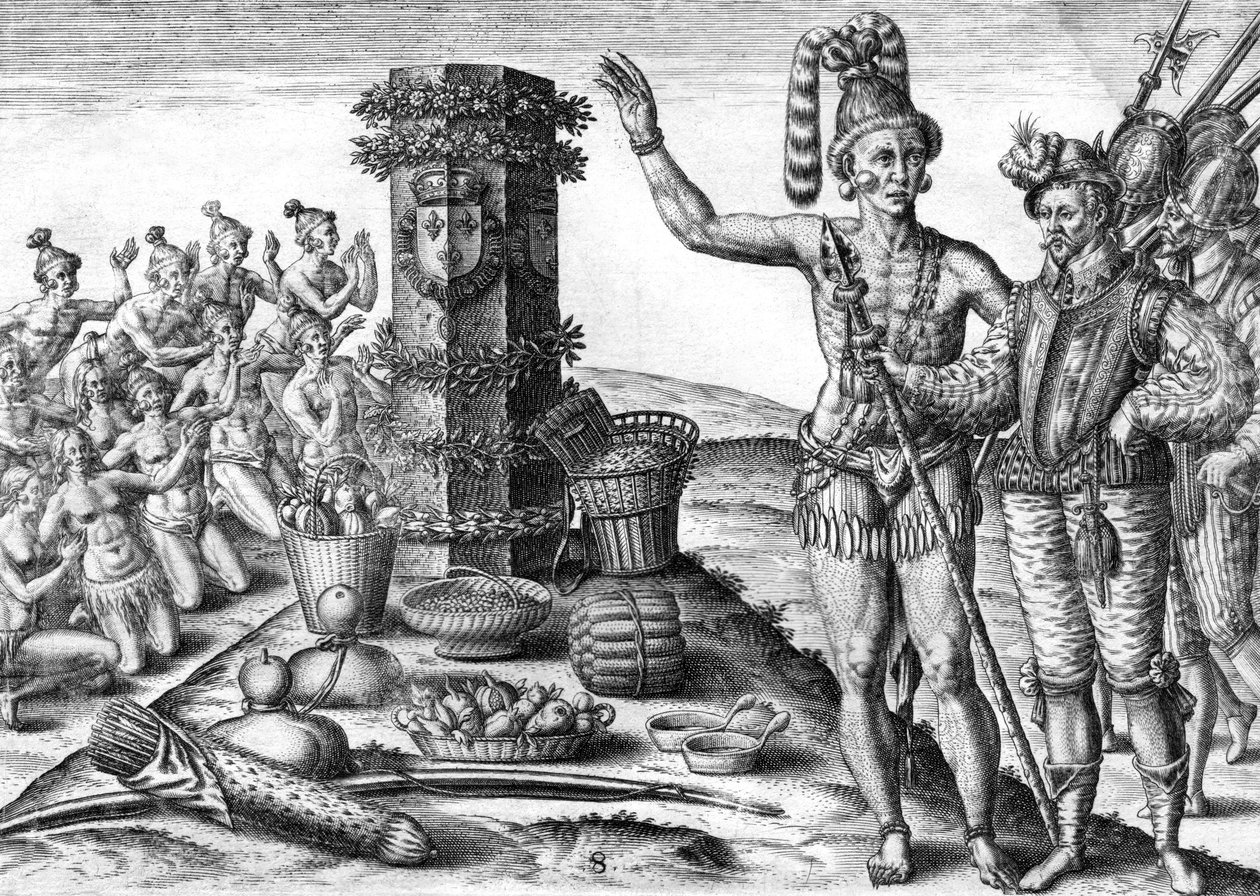 Florida Indianen door Theodor de Bry