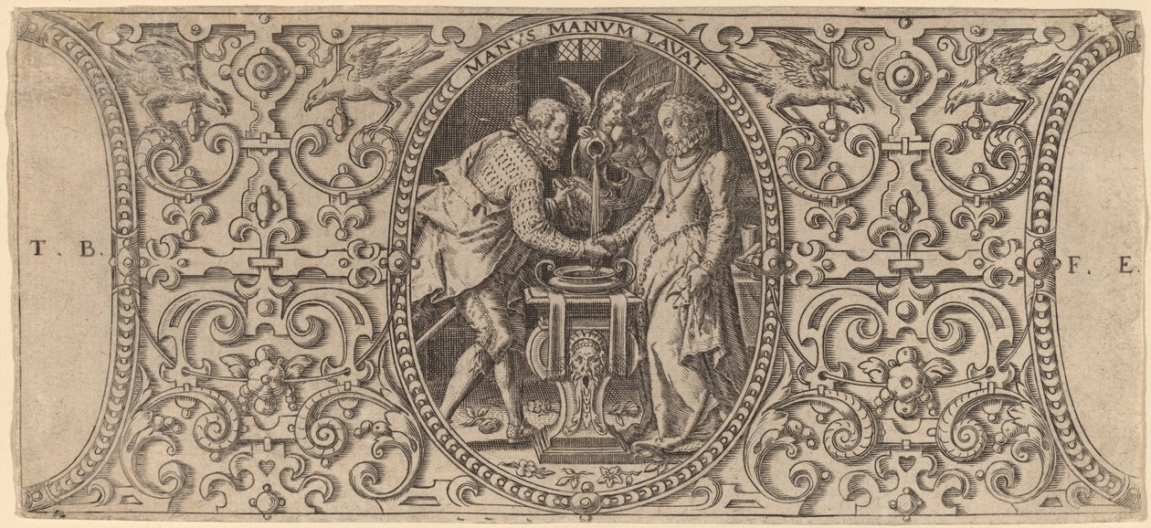 Ornament door Theodor de Bry