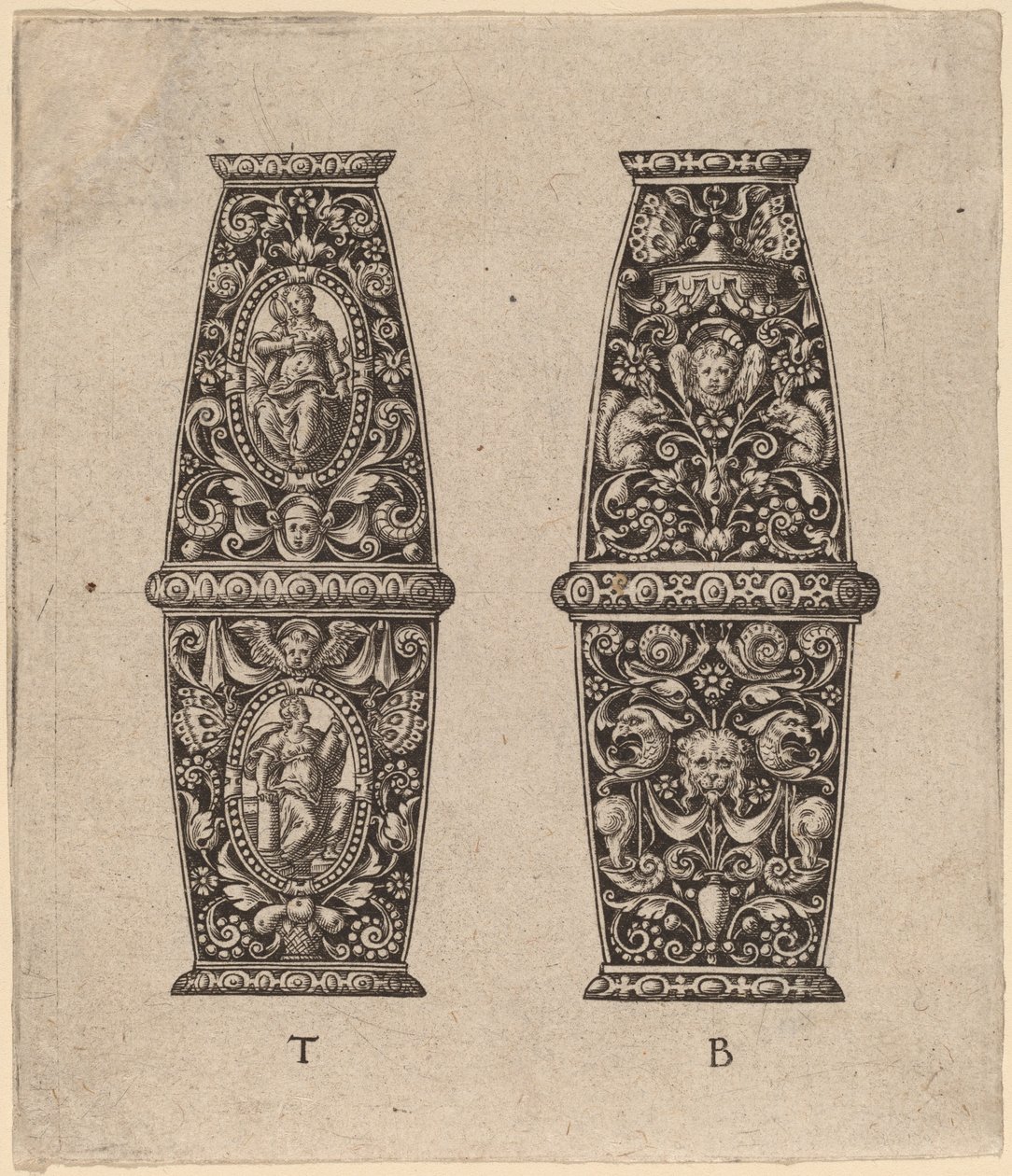 Ornament door Theodor de Bry