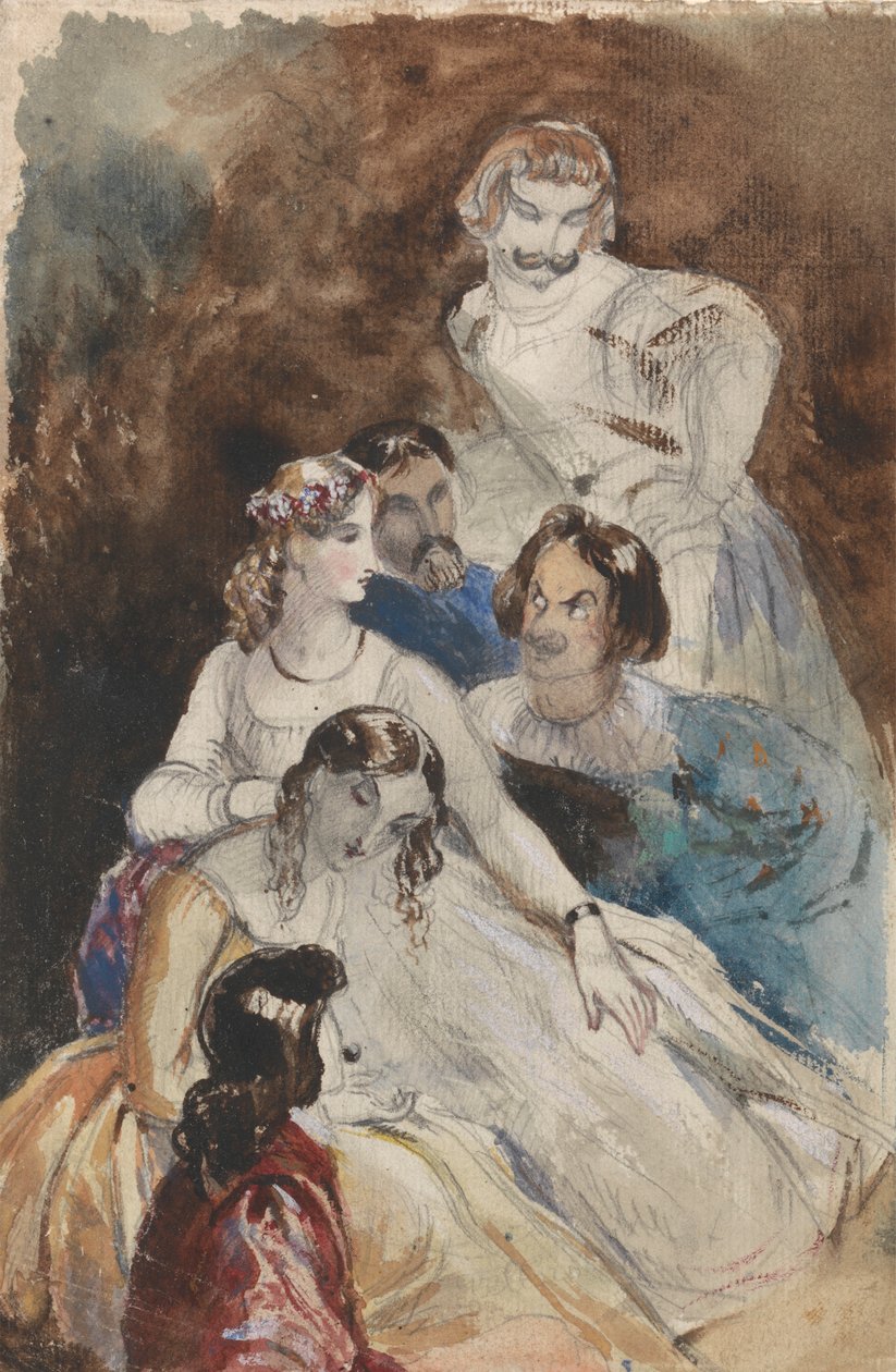 Theatergroep door Theodor von Holst