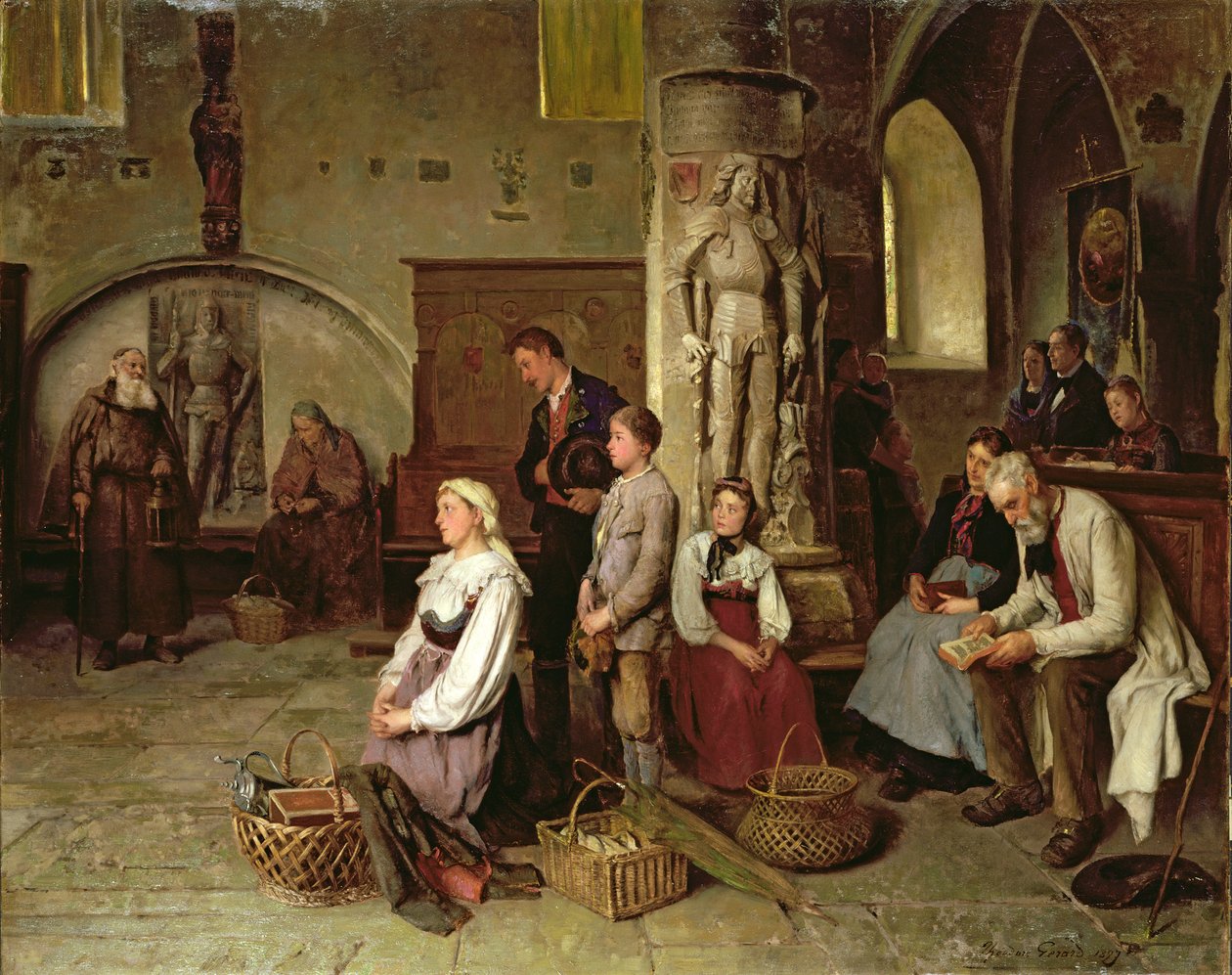 In de kerk door Theodore Gerard