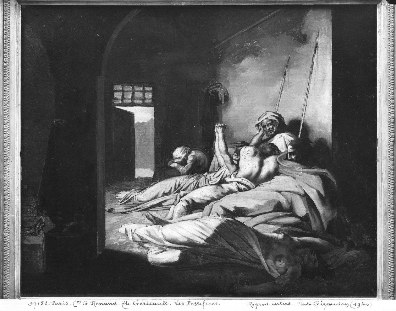 Pestslachtoffers door Theodore Gericault