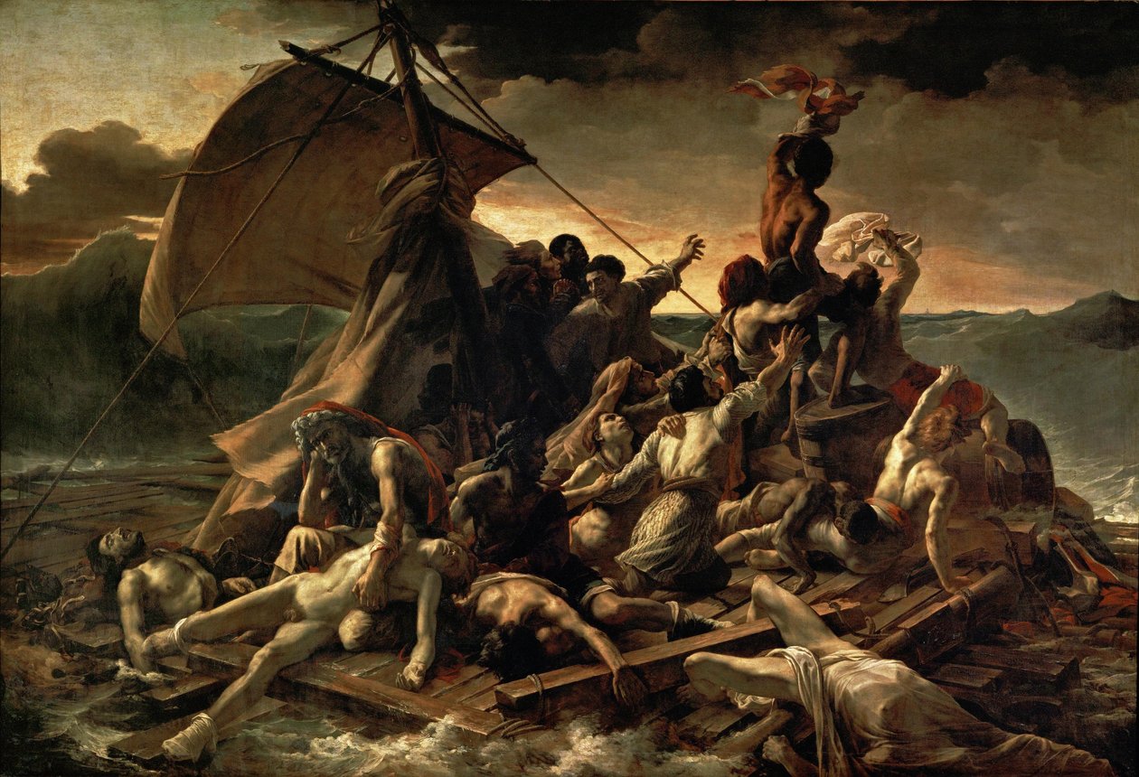 Het vlot van de Medusa door Theodore Gericault