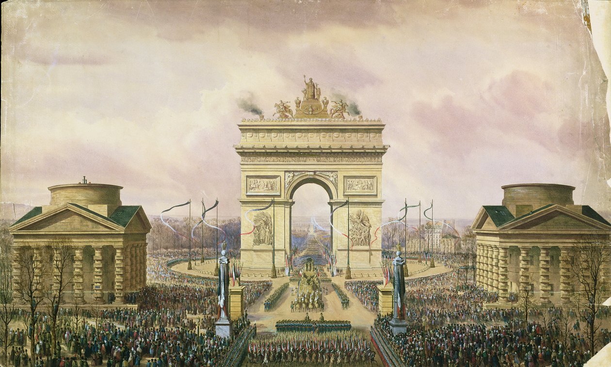 Terugkeer van de As van de Keizer naar Parijs, 15 december 1840 door Theodore Jung