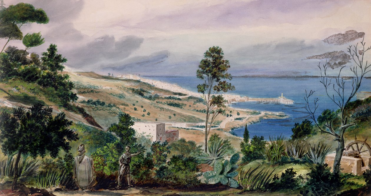 Algemeen Uitzicht op Algiers, c.1835 door Theodore Leblanc