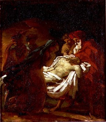 De Graflegging door Theodore (attr. to) Gericault