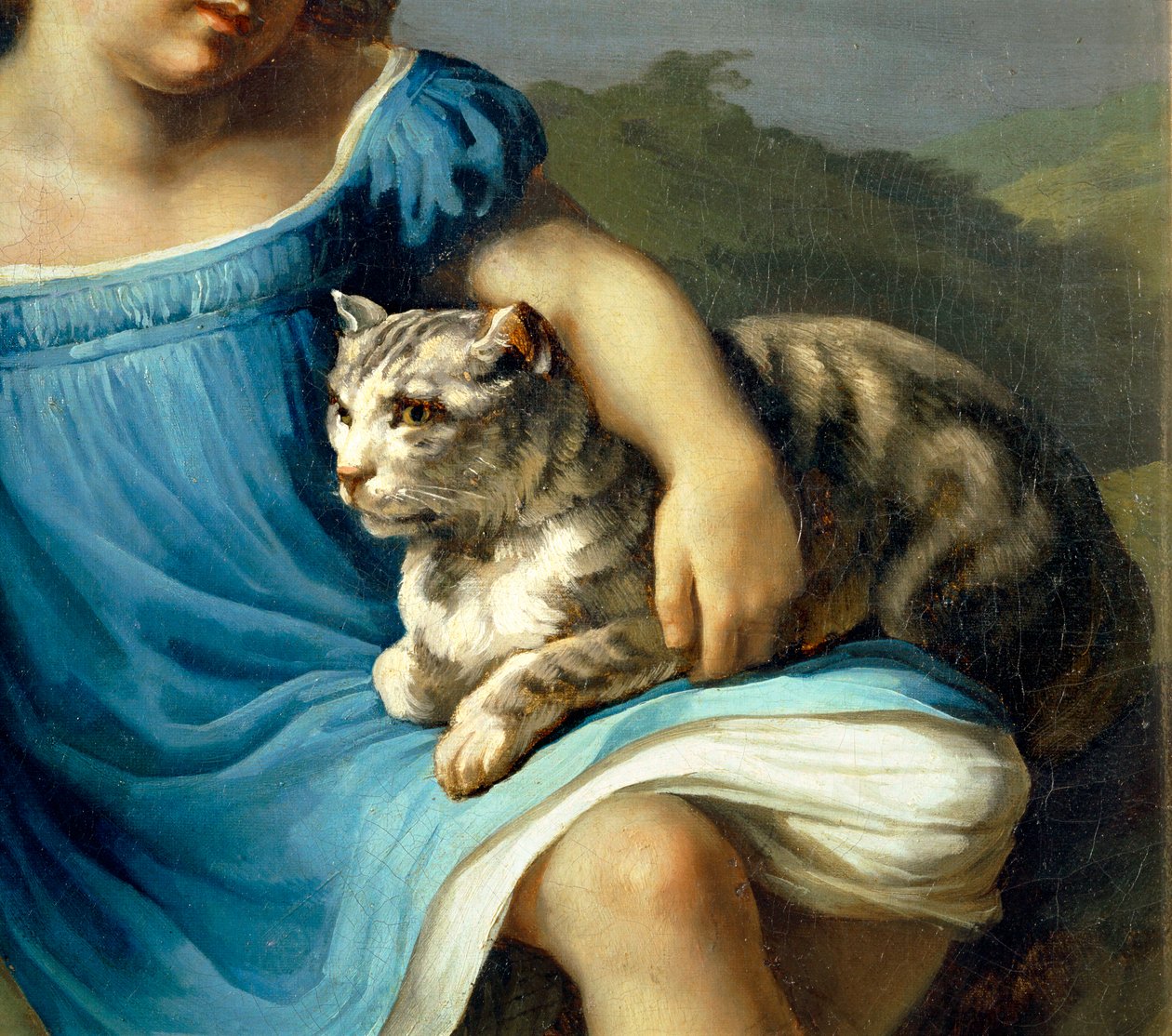 Louise Vernet als kind ... door Theodore Gericault