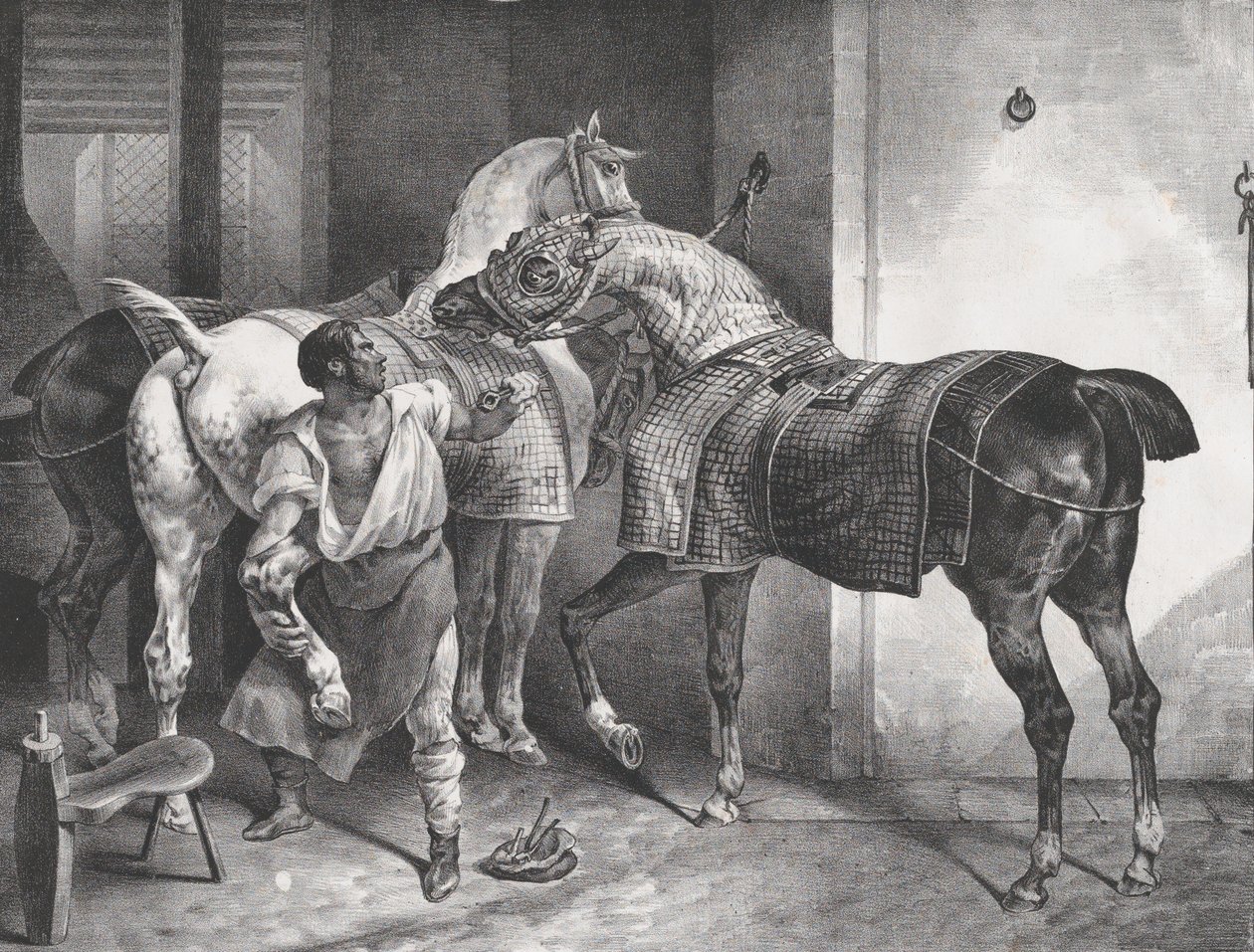 De Engelse smid door Theodore Gericault