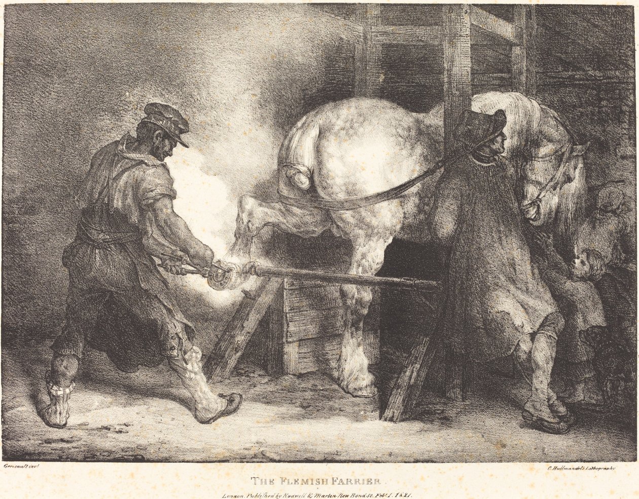 De Vlaamse hoefsmid door Theodore Gericault