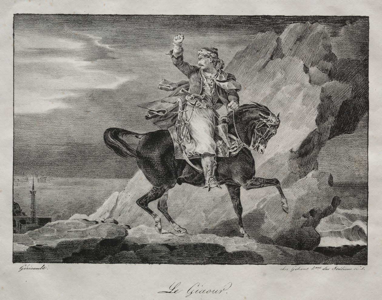 De Giaour, 1820 door Theodore Gericault