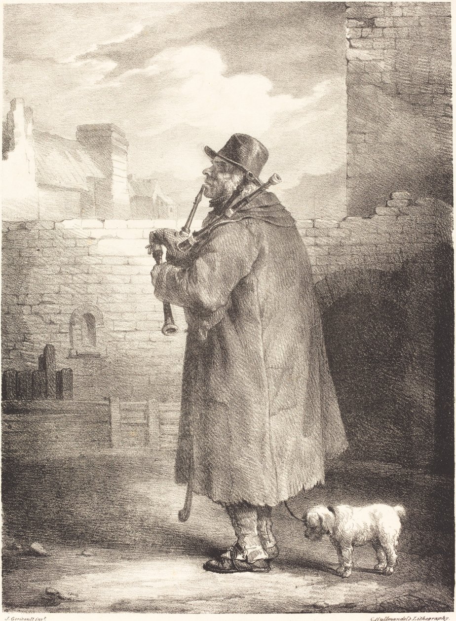 De Fluitspeler door Theodore Gericault