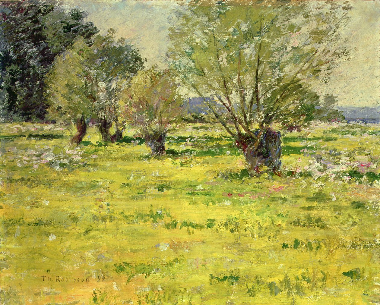 Lente door Theodore Robinson