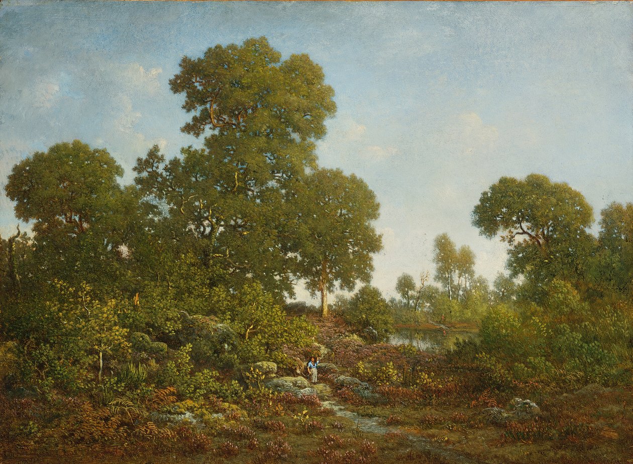 Lente door Theodore Rousseau