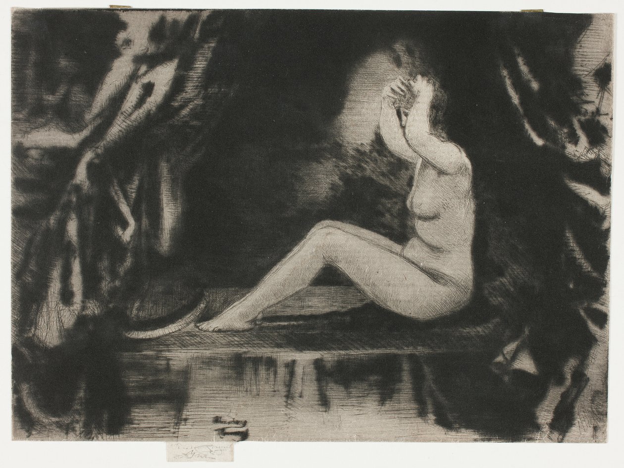 De Alkove door Theodore Roussel
